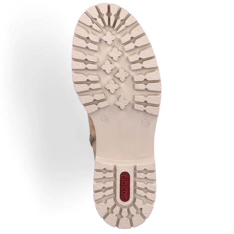 Naisten eristetyt saappaat, beige, Rieker 72643-60 2