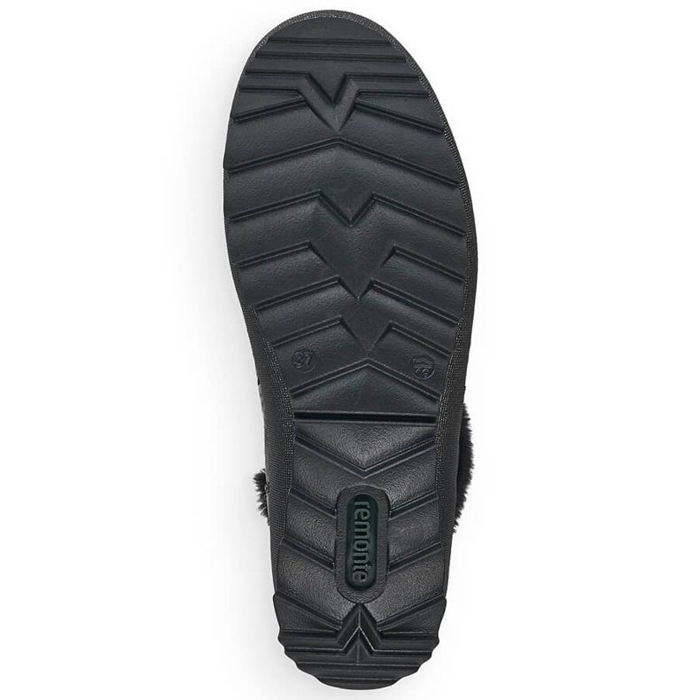 Naisten mustat eristetty nahkasaappaat Remonte R8480-01 2