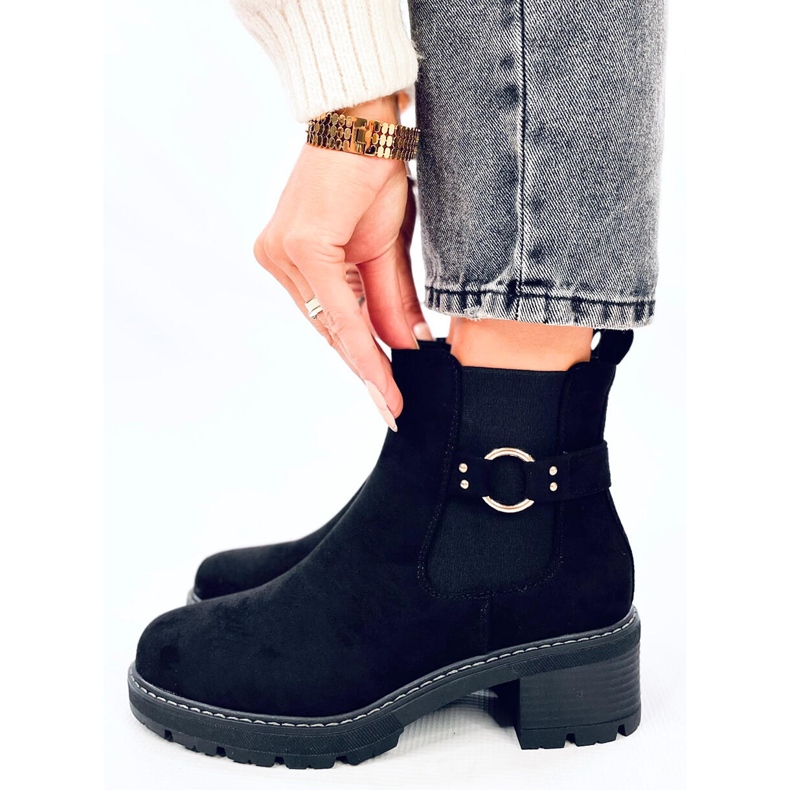 Airon Black matalakorkoiset Chelsean saappaat musta 1