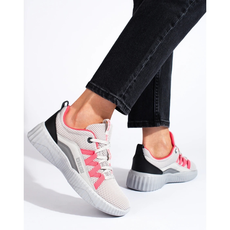 Naisten tennarit Big Star KK274060 harmaa 1