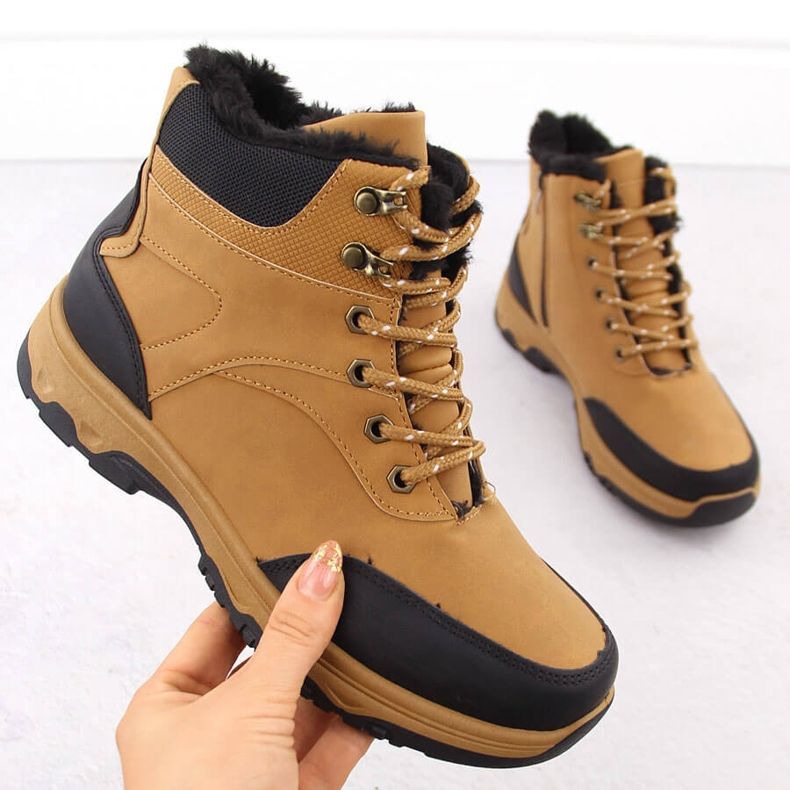 Camel Vanhorn 16318 eristetyt vaelluskengät ruskea 1