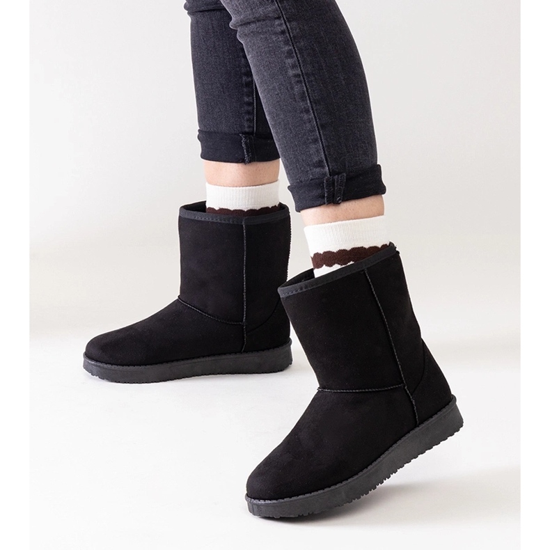 Mustat eristetyt klassiset Liberon lumisaappaat 1