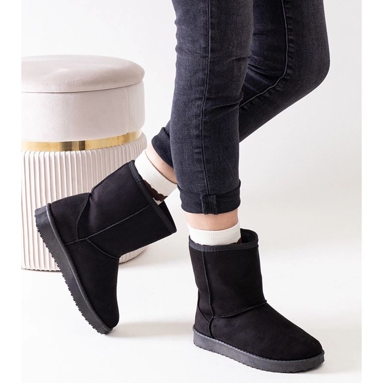 Mustat eristetyt klassiset Liberon lumisaappaat 2