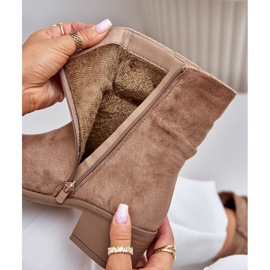 Beiget naisten eristetyt nilkkurit, joissa on rypytetty matalakorkoinen ylempi Zinanya 2