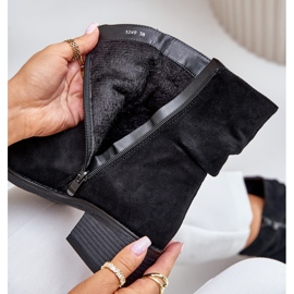 Mustat Zinanya-eristetyt naisten nilkkurit, joissa on ryppyinen matala kantapää 2