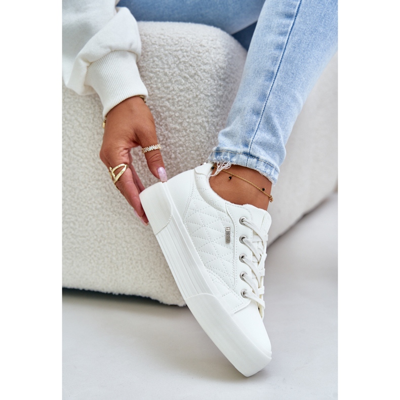 Naisten eristetyt lenkkarit Big Star OO274A464 valkoinen 2