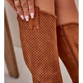 Harjakattoiset naisten saappaat Camel S.Barski HY42-139 ruskea 4