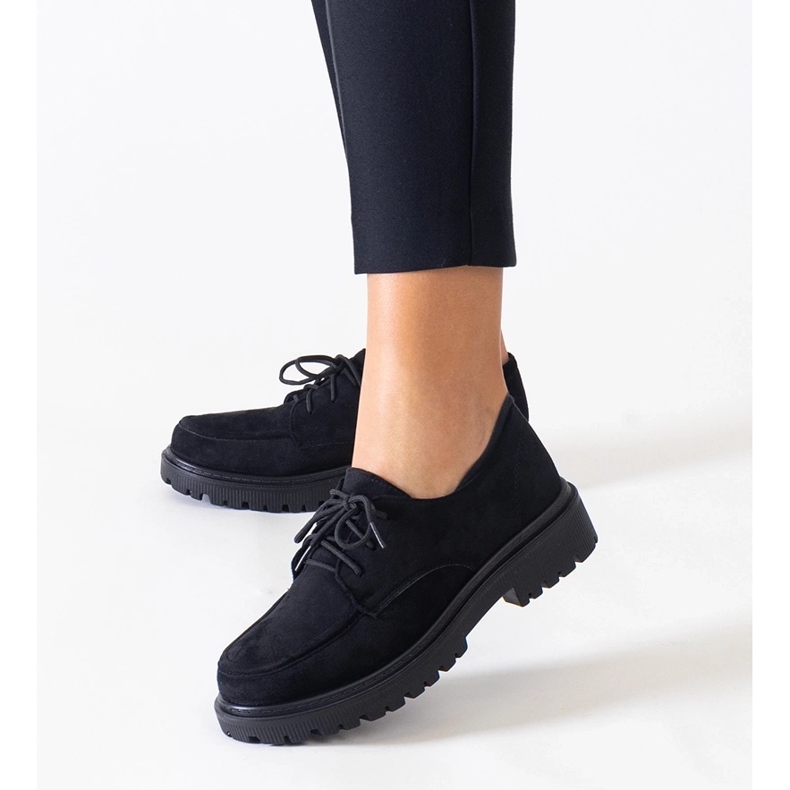 Eduardanan mustat vapaa-ajan nauhakengät ekologisesta mokkasta 1