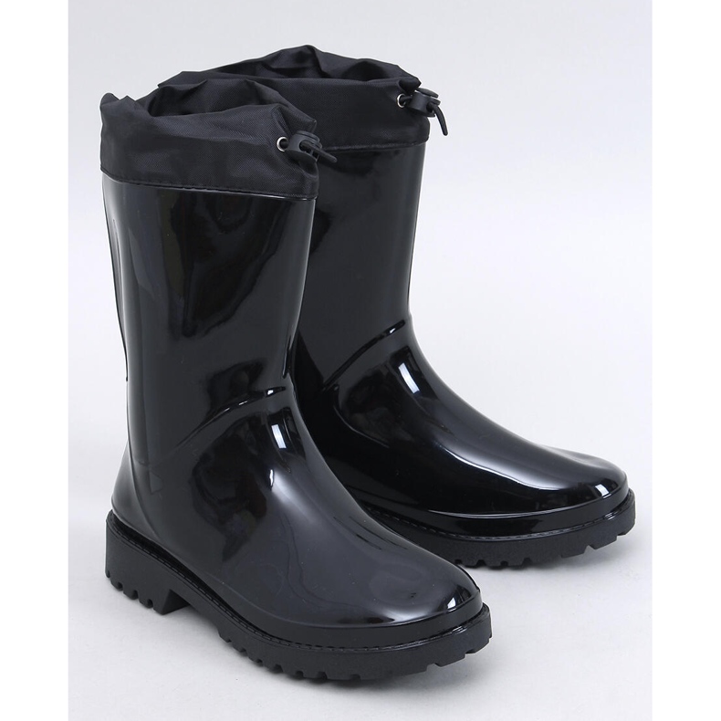 Kiffer Black lakatut Wellingtons hihansuut musta 1