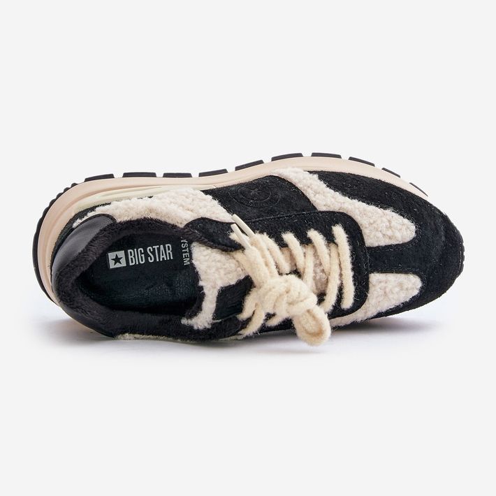 Naisten eristetyt nahkalenkkarit Big Star OO274A318 HI-POLY System Musta 2