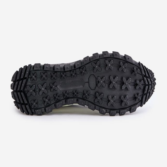 Naisten nahkalenkkarit Big Star Platformilla OO274A220 HI-POLY System valkoinen ja musta 1