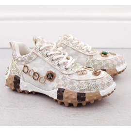 Potocki-kengät, runsaasti koristeltu 16324 WOL275B monivärinen 2