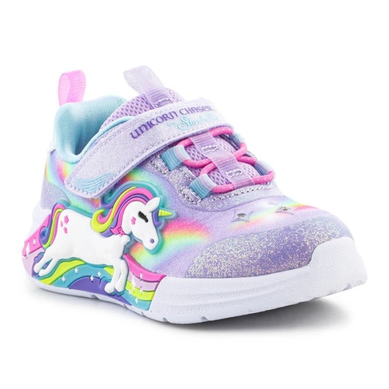 Skechers S-Lights Tyttöjen Unicorn Chaser kengät 302298N-LVMT violetti 1