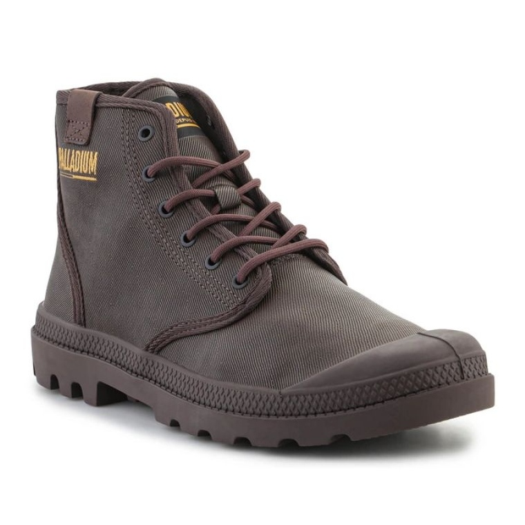 Palladium Pampa Hi Coated U 74375-249-M Dark Cocoa -kengät ruskea 1