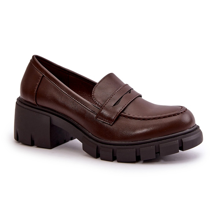 Cm Paris Naisten matalakorkoiset kengät Eco-nahasta, tummanruskea 3