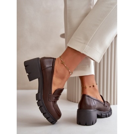 Cm Paris Naisten matalakorkoiset kengät Eco-nahasta, tummanruskea 6