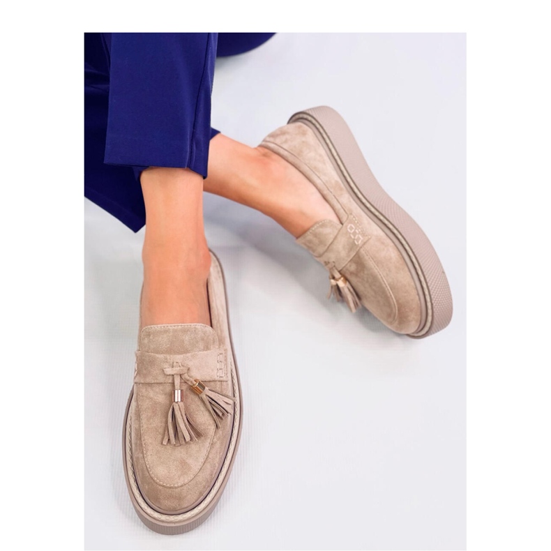 Trinity Beige hapsuilla varustetut loaferit - Inello 1