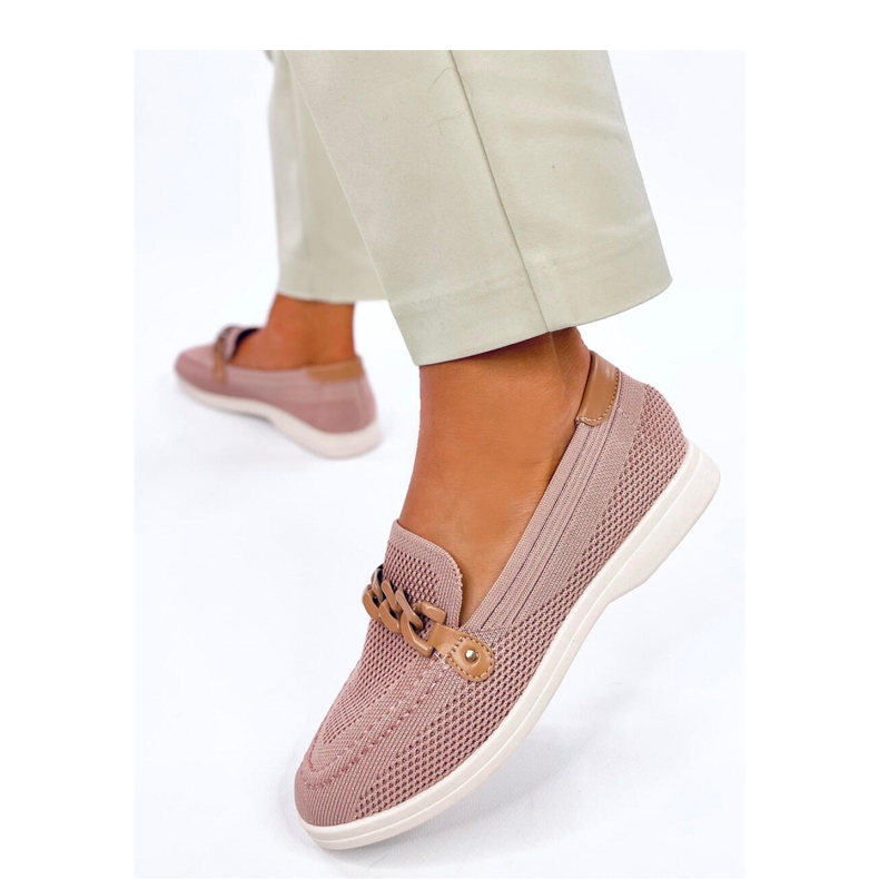 Lucena Pink harjakattoiset mokasiinit - Inello vaaleanpunainen 1