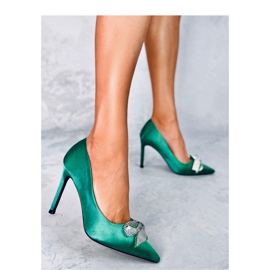 Trini Green satiinikengät vihreä 1