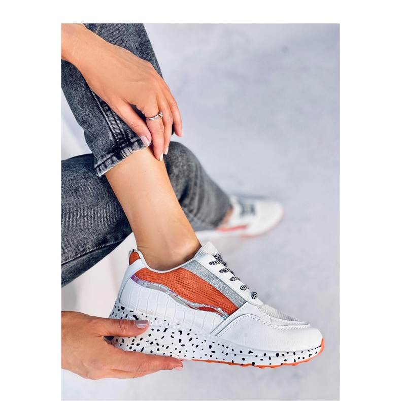 Milano Orange naisten urheilukengät - Inello valkoinen 1