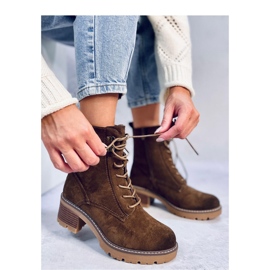 Reed Green mukavat korkeakorkoiset nilkkurit ruskea 1