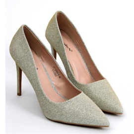 Naisten opaalihohtoiset Anabelle LT.GOLD korkokengät - Inello keltainen 1