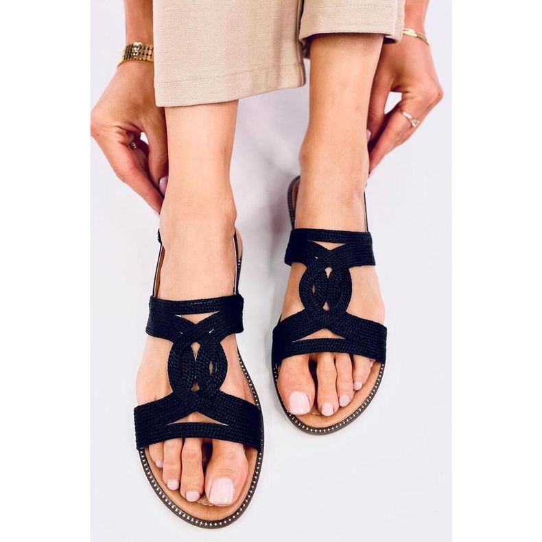 Naisten mustat sandaalit 2