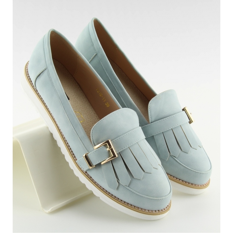 Naisten siniset mokasiinit sininen 1