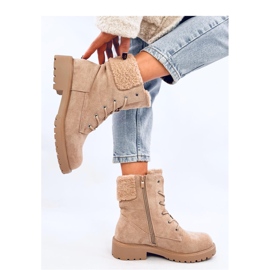 Beiget nauhalliset nilkkurit 2