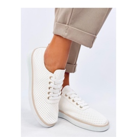 Harjakattoiset lenkkarit valkoinen 1