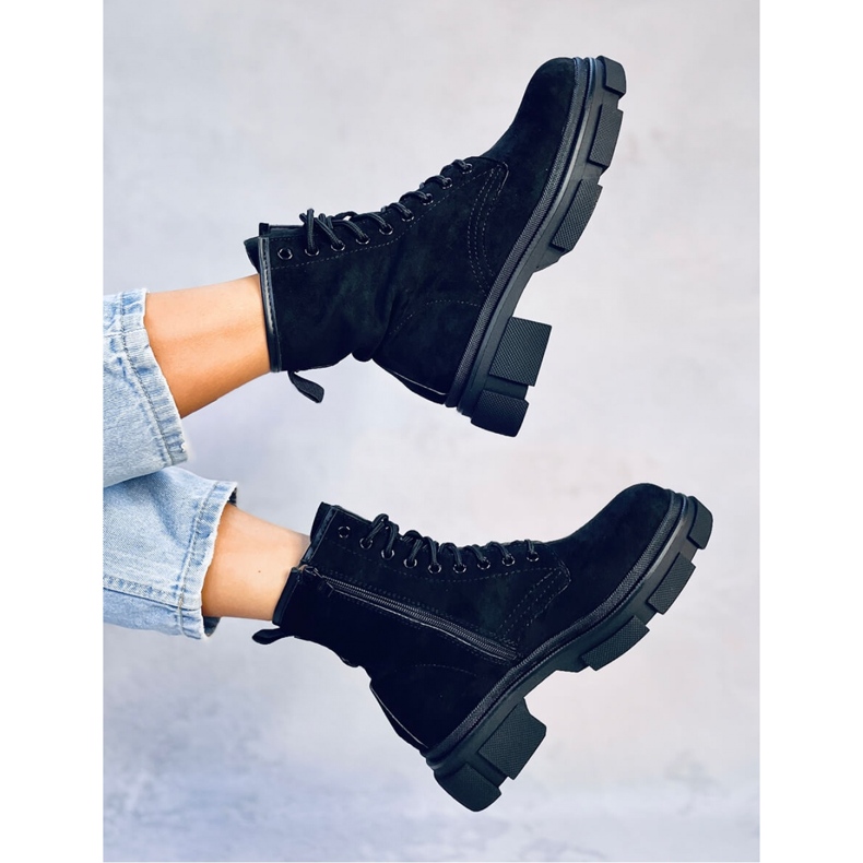 Dazy Black mokkanahkapussit - Inello musta 2