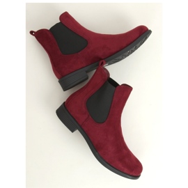 Naisten klassiset viininpunaiset Chelsea Boots MR-9 Wine - Inello punainen 1