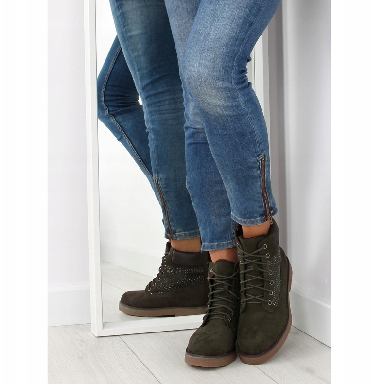 Vihreät naisten trappers HQ896 Green 1