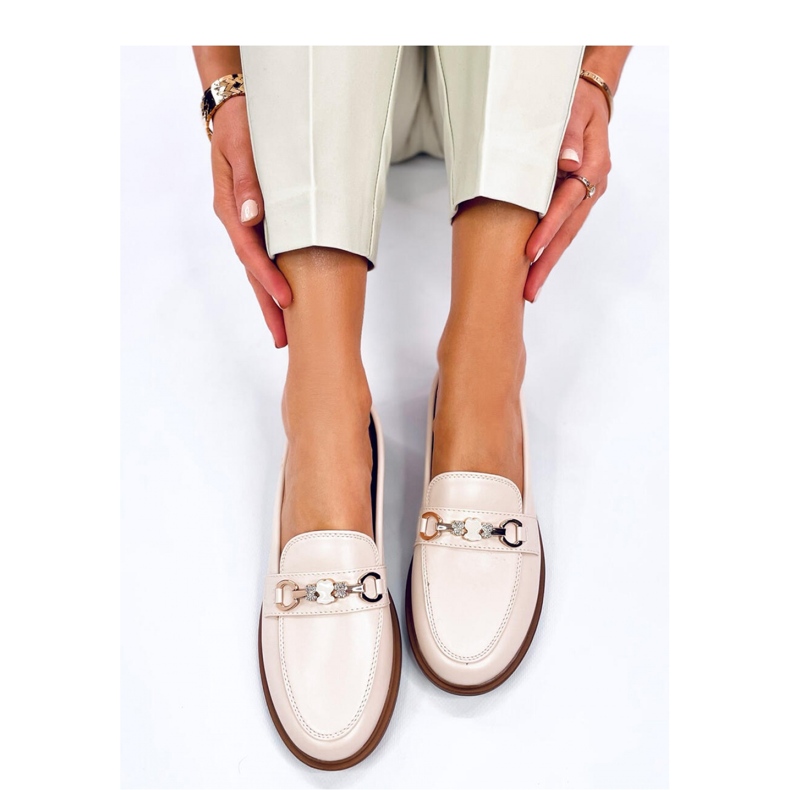 Seastar Naisten täysjyvämokasiinit nallekarhuilla beige 2