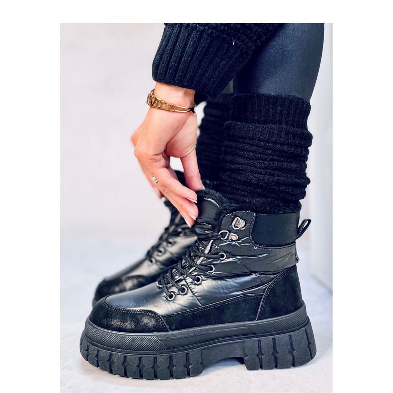 Renn Black - Inello naisten lumikengät musta 2