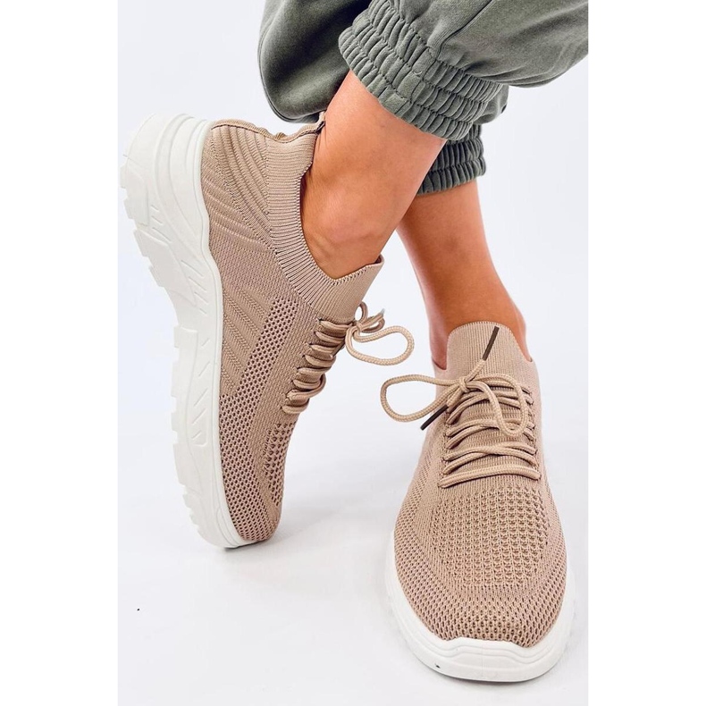 Khaki-sukka urheilukengät ruskea 1