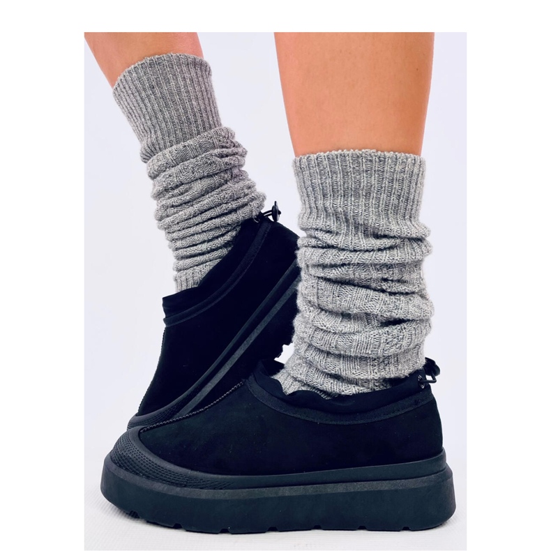 Naisten lyhyet lumisaappaat Mustat 1