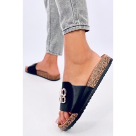 Korkki liukusäätimet zirkoneilla Musta 2