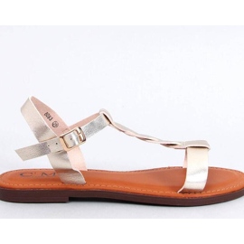 Pourta Gold naisten sandaalit - Inello keltainen 1