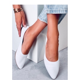 Valkoiset kudotut balettilevyt valkoinen 1