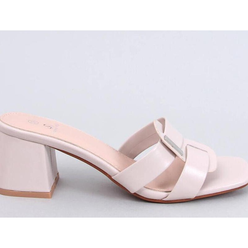 Sandaalit Tyylikkäät korkeakorkoiset varvastossut Lafar Beige - Inello 1