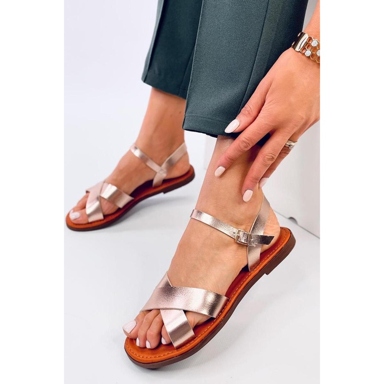 Naisten samppanjasandaalit vaaleanpunainen 1