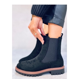 Fuqua Mustat mokkanahkaiset Chelsea-saappaat - Inello 2