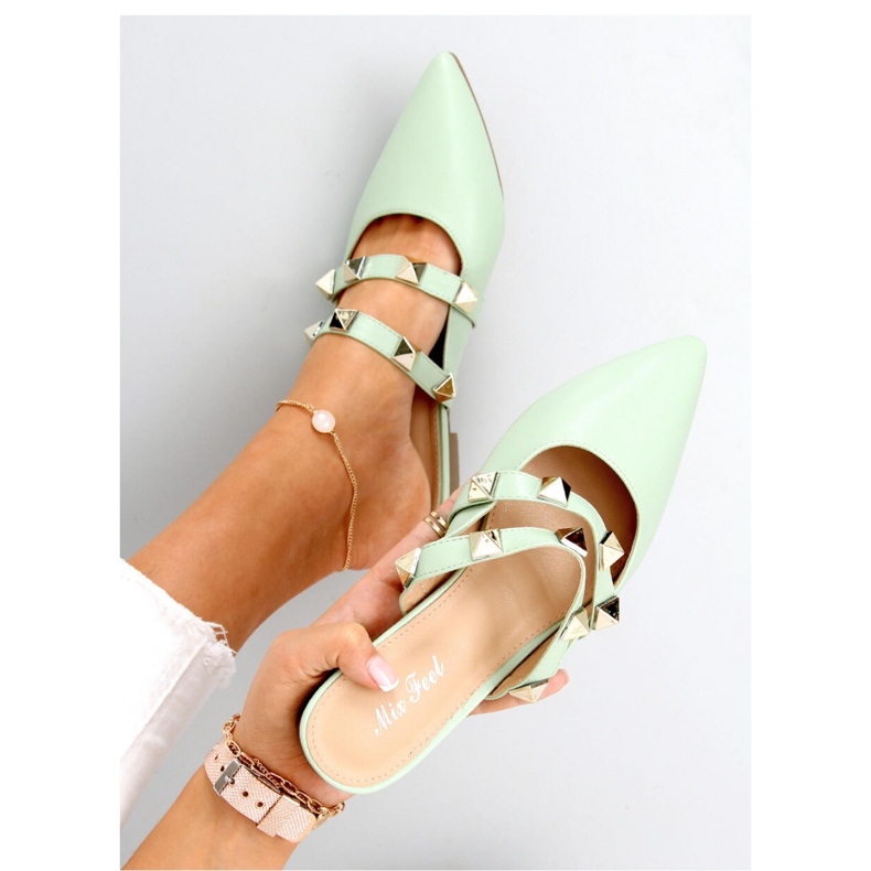 Canna Green naisten varvastosandaalit - Inello vihreä 2