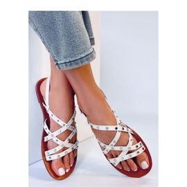 Capris Beige roomalaiset sandaalit - Inello 1