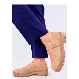 Holmess Khaki olkahihnalliset balettitasot - Inello beige 2