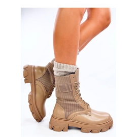 Työntekijät, joissa joustava päällinen Calling Khaki - Inello ruskea 1