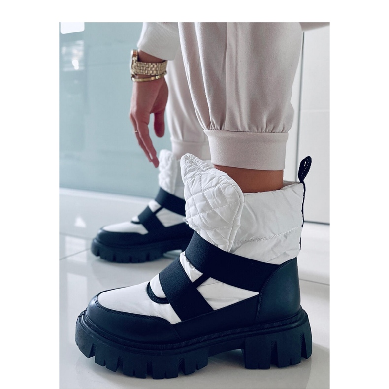 Uffie White naisten lumisaappaat - Inello valkoinen 2