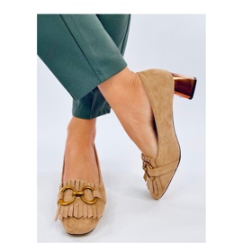 Weinn Beige kupariset kantapääpumput - Inello 2