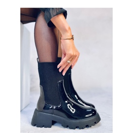 Batson Black lakatut Chelsea saappaat - Inello musta 2